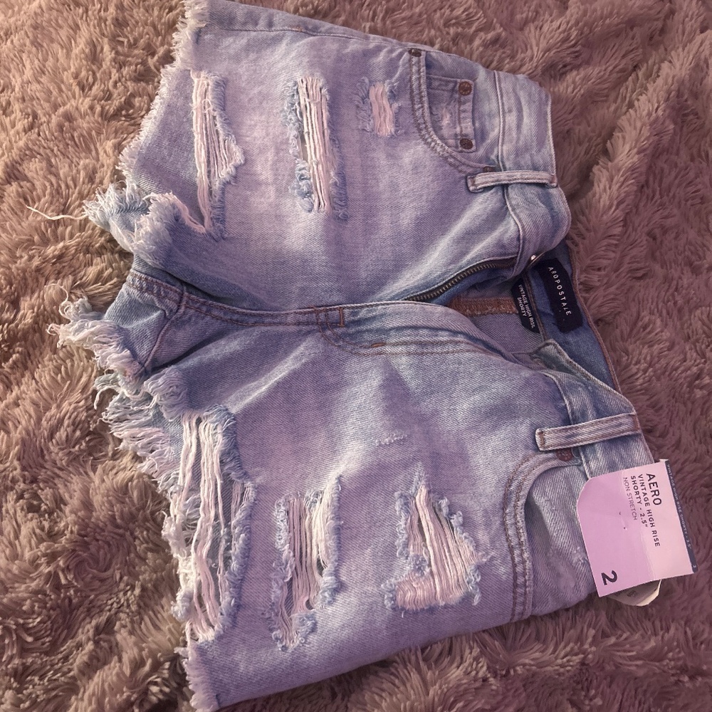 Aeropostale vintage high rise shorty shorts